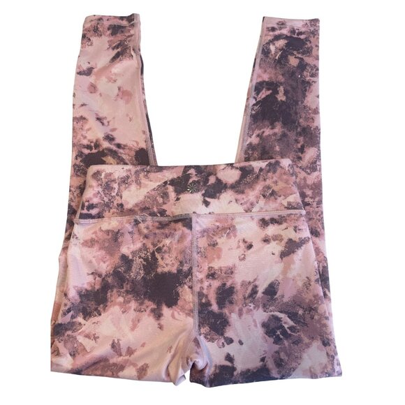 Athleta Girl High Rise Printed Chit Chat Tights Leggings, Large/12 - Picture 5 of 5